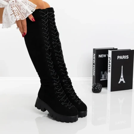Cizme Dama MX362 Negru » Reina.Ro