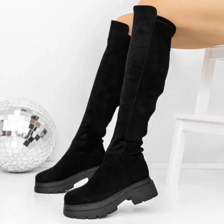 Cizme Dama 3WL125 Negru » Reina.Ro