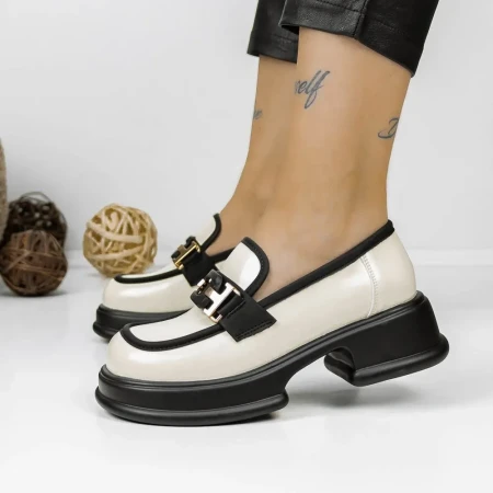 Pantofi Casual Dama 3WL139 Bej » Reina.Ro