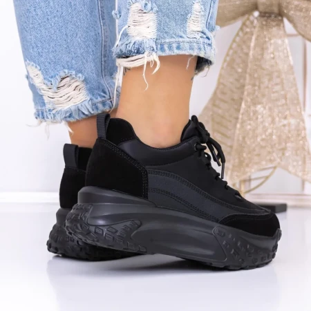 Pantofi Sport Dama 3YJA2 Negru » Reina.Ro