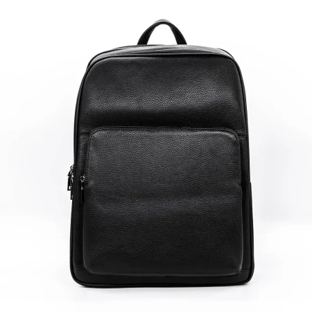 Ghiozdan Laptop din Piele Naturala 131419-37 Negru » Reina.Ro