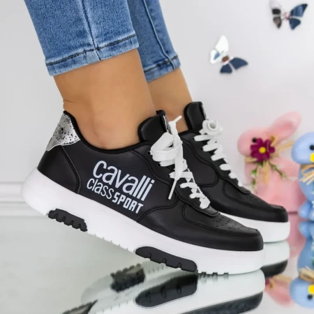 Pantofi Sport Dama S23-S00CW8632 Negru | CAVALLI