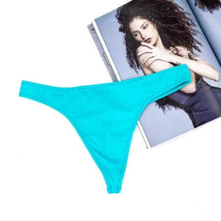 Slip Tanga Dama B01 Albastru » Reina.Ro