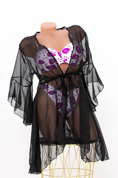 Rochie de Plaja 323 Negru » Reina.Ro