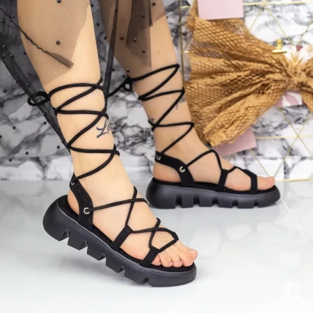 Sandale Dama 2WS15 Negru » Reina.Ro