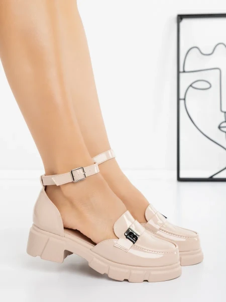 Pantofi Casual Dama 5H13 BEIGE | MEI