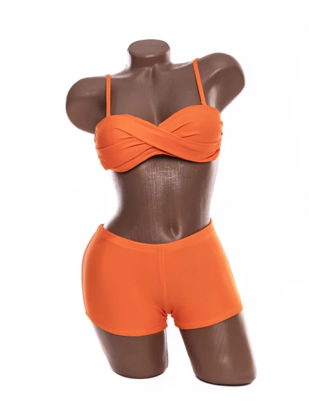 Costum de Baie Dama 2 Piese A2045 Roz » Reina.Ro