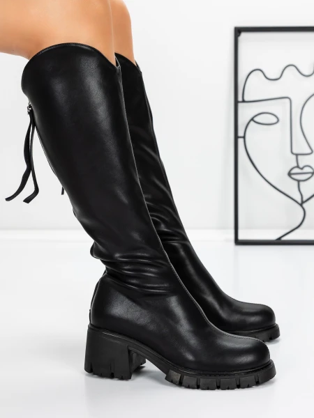Cizme Dama 3WL15 Negru » Reina.Ro